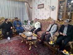 دیدار فرمانده انتظامی استان با خانواده پیشکسوت مرحوم سرتیپ دوم رشادی
